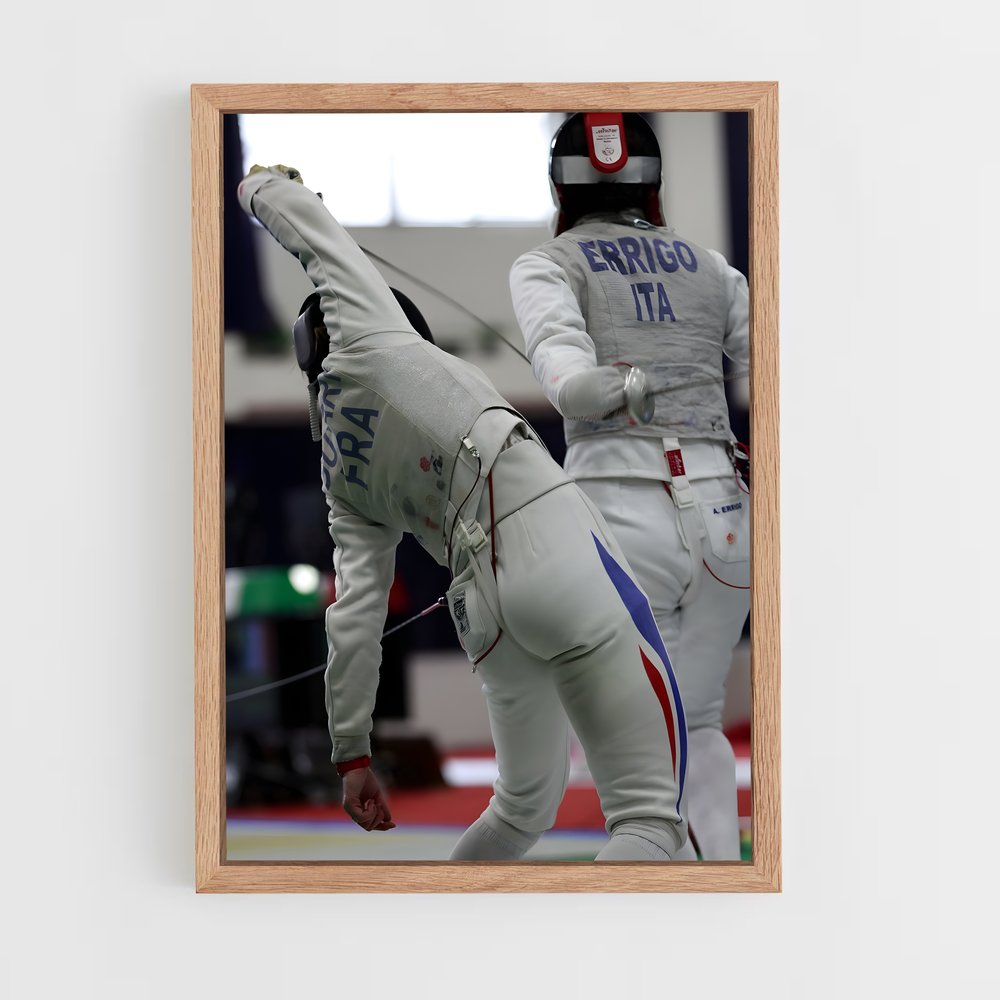 Poster World de cup – affiche Escrime (vue 4)